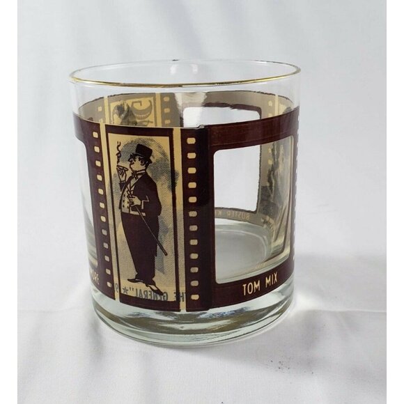 Roaring Twenties Houze Art Film Star Whiskey Glasses Cocktail Barware Vintage - Picture 7 of 12